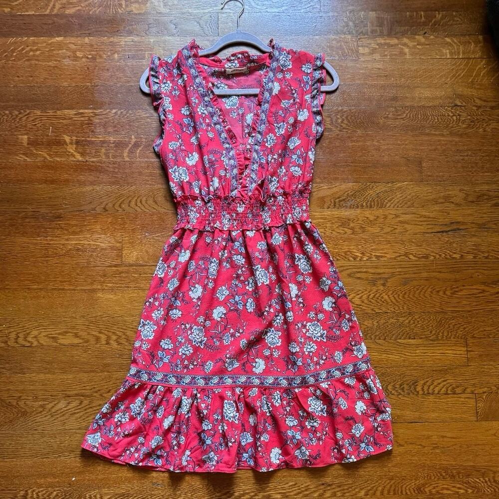 Max Studio Red Floral Dress
